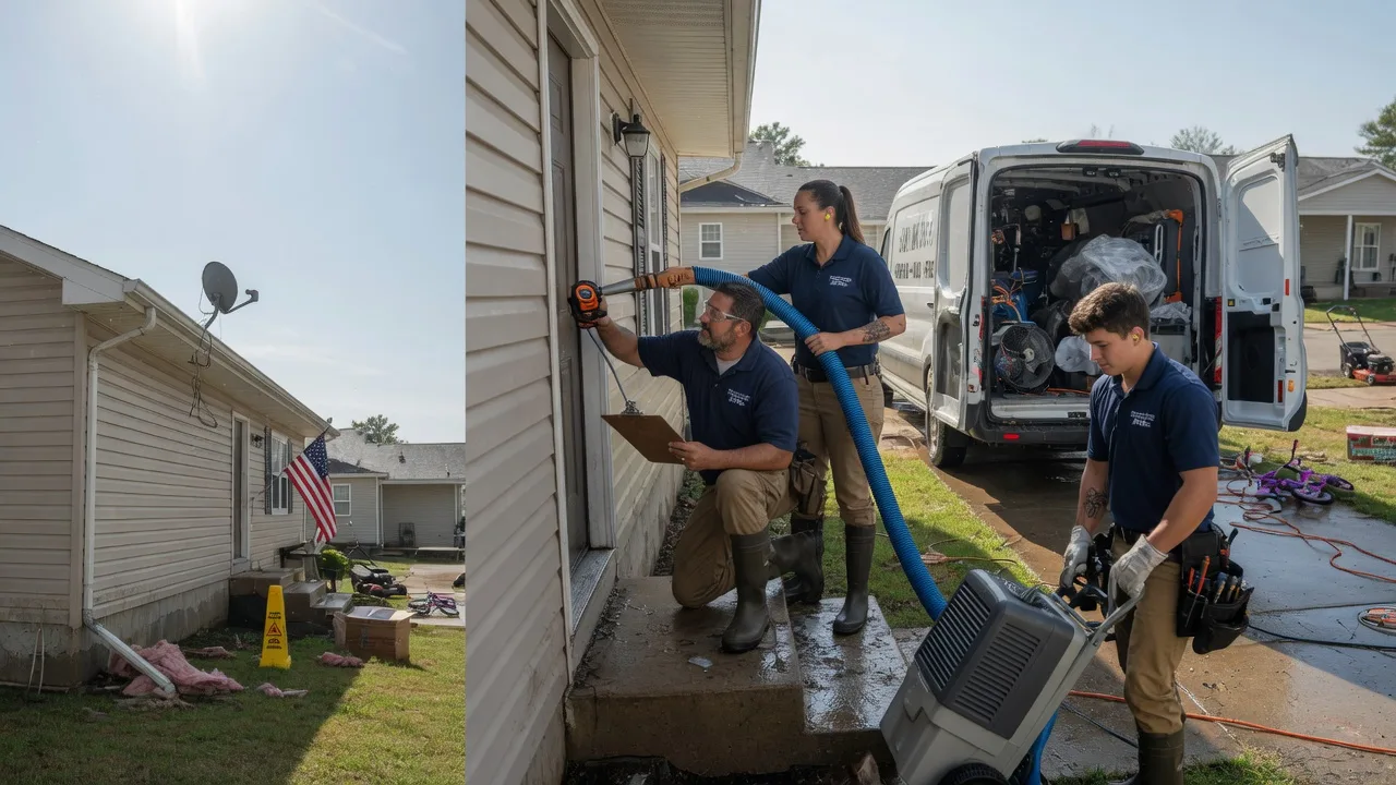 Ceiling Water Damage Restoration in Ingraham, IL near me